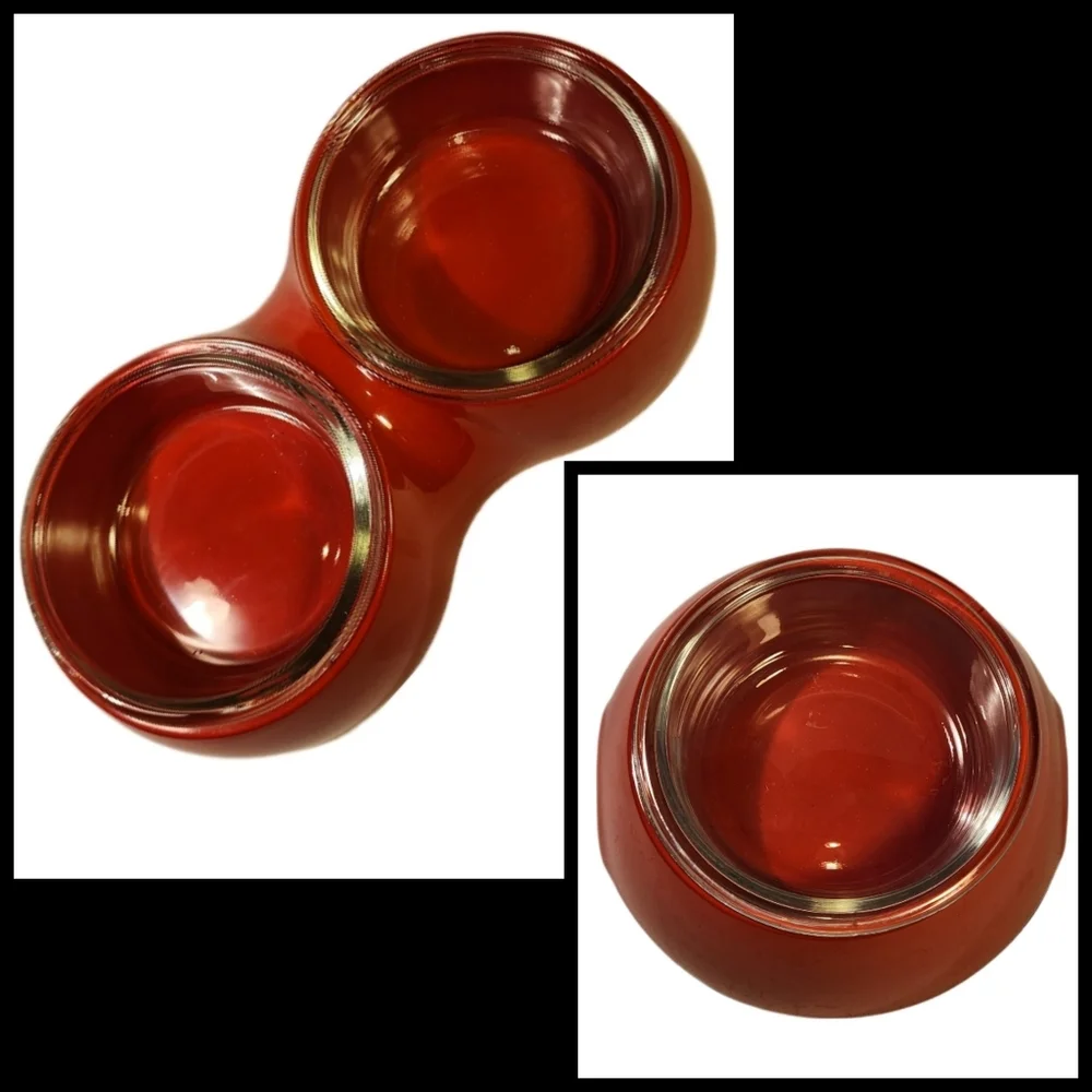 13-Pc Pet Bowl Set with 2 Sizes~Extra Bowls & Lid